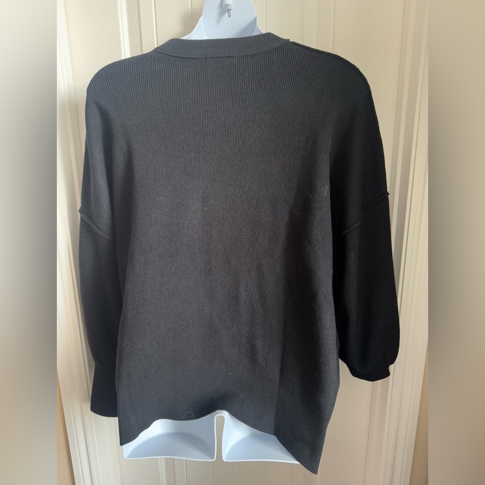 Classic Black Crew Neck Sweater - Picture 8 of 11